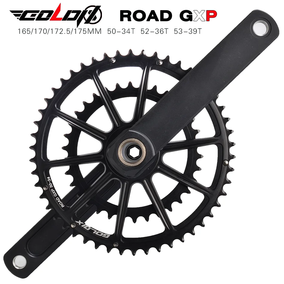 GOLDIX 50-34T/52-36T/53-39/T применимо к спецификации GXP и совместим с shimано7020/R8000 шатун для