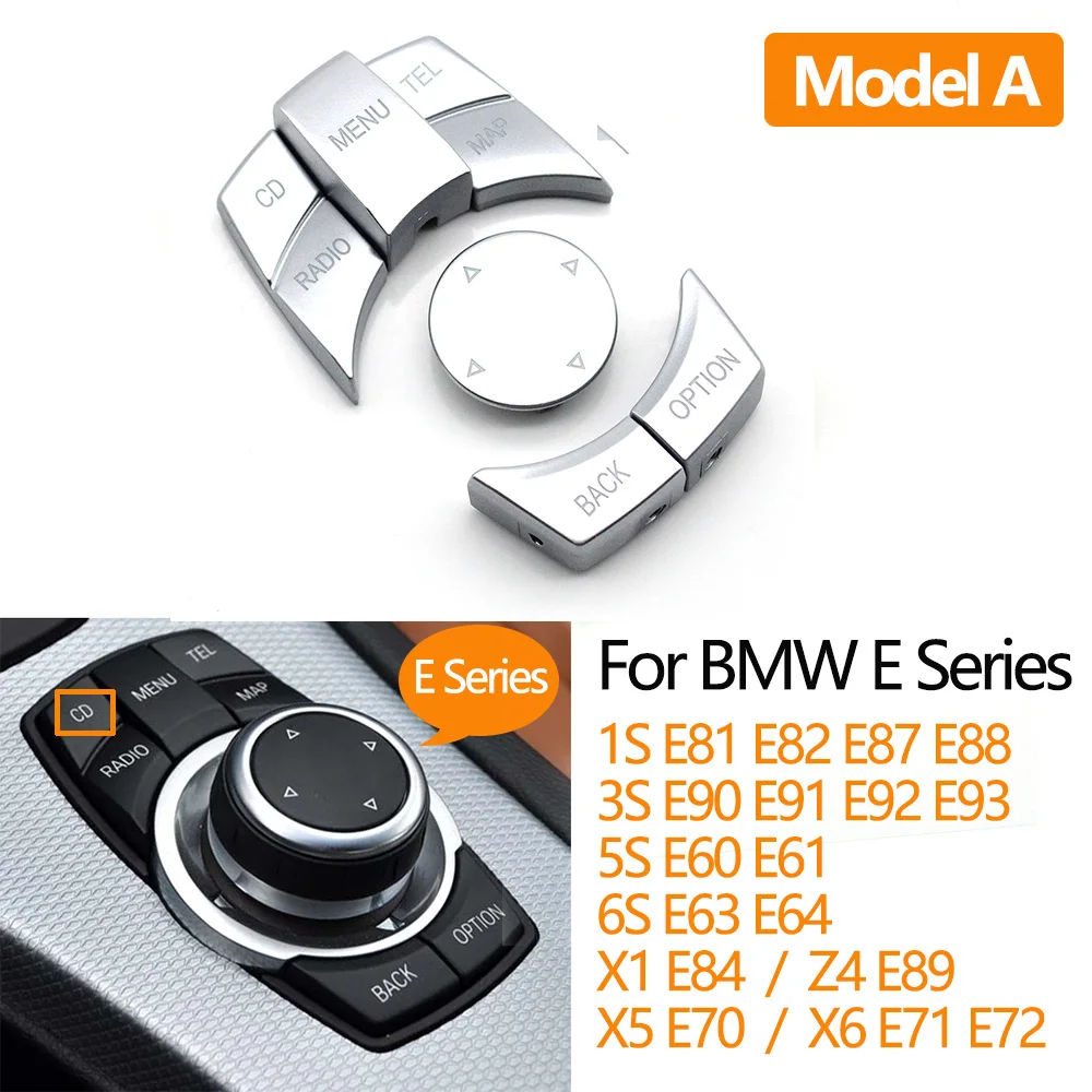 

Набор кнопок управления центральным мультимедийным CIC i-Drive для BMW 3S 5S X1 X5 X6 E60 E61 E81 E82 E87 E88 E84 E89 E90 E91 E92 E70 E71 E72