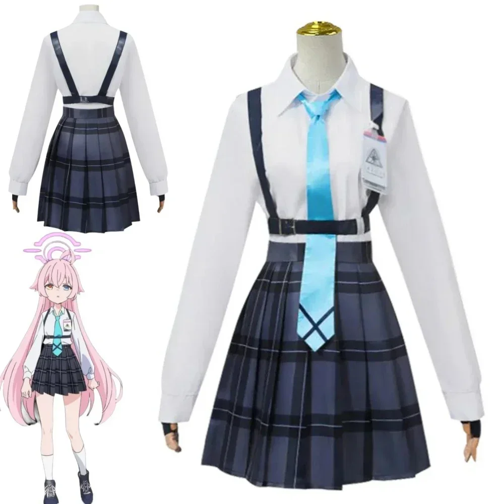 Новая игра синий архив косплей Takanashi Hoshino костюм для женщин и мужчин униформа