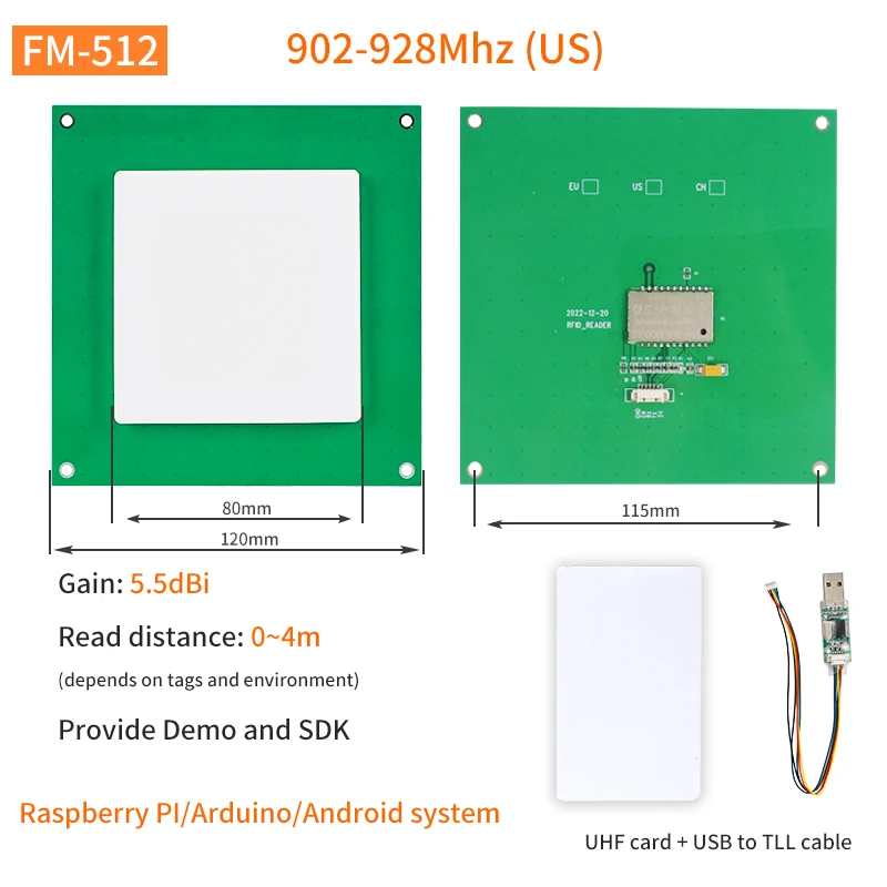 

Модуль считывателя UHF RFID Fonkan FM-50X