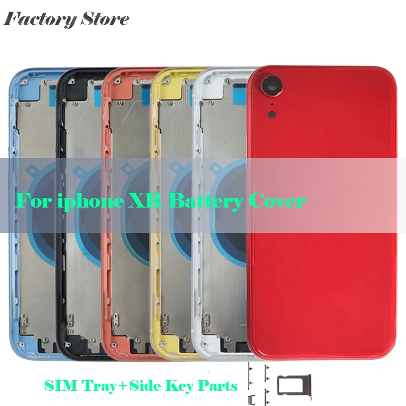 Полный Задний Корпус В Сборе Для iPhone XR С Задней Крышкой Аккумулятора Средней