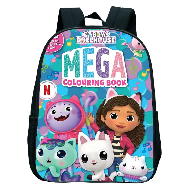 Рюкзак для кукольного домика Габби 12-дюймовая сумка детского сада девочек книг с