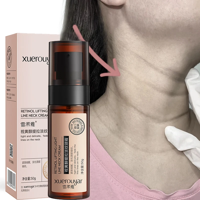 

Neck Anti-wrinkle Cream Collagen Firm Anti-aging Product Reduce Neck Fine Lines Smooth Whitening Slimmer Shape Neckline Skincare