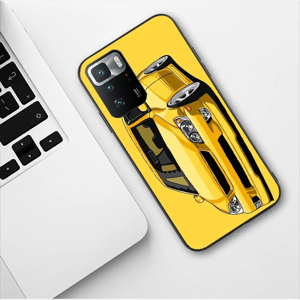 Japan JDM Nissan Sports Car New Phone Case For Redmi 9 9A 7A 10 8A 10A 8 Note 11 10S 7 11S Plus POCO X3 Pro Soft Silicone Covers