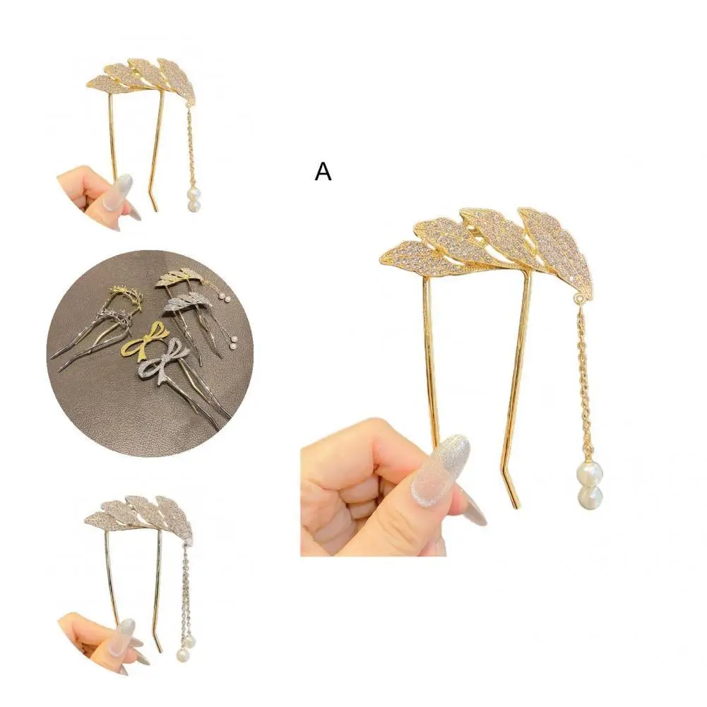 

Gift Classic Branch Shape Hair Fork Headdress Hair Comb U-shaped for Dates