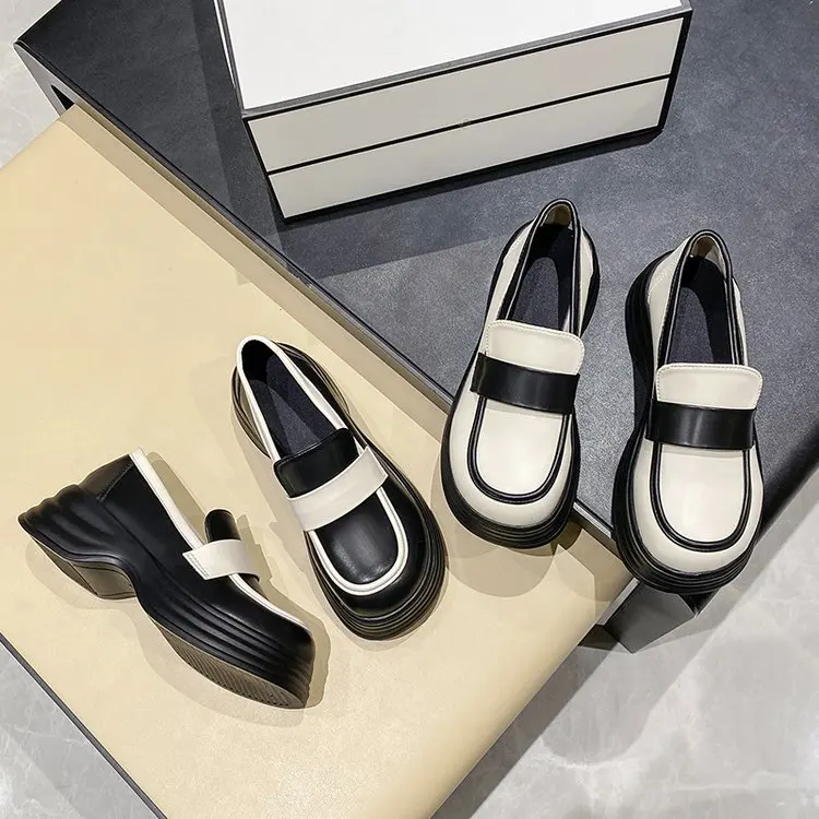 

Ladies Shoes 2023 New Women's High Heels Fashion Daily Pumps Women High Quality Round Toe Platform Heels Lolita Shoes
