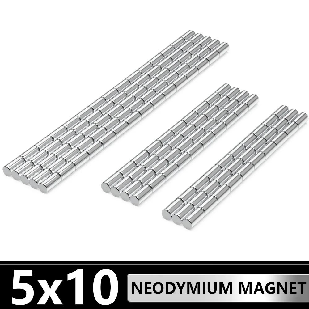 10 ~ 200 шт. маленький круглый магнит 5x10 постоянный NdFeB супер сильные мощные магниты