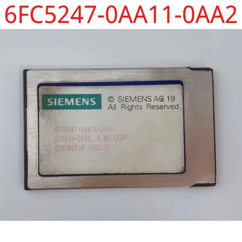 

Бывший в употреблении Siemens test ok real 6FC5247-0AA11-0AA2 SINUMERIK 802D / 810D / 840D PC CARD TO PCMCIA STANDARD, STRATA, 8 MB (заготовка)