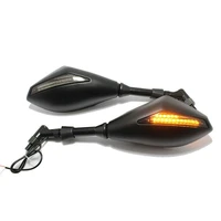 motorcycle double led turn lights indicator light side mirrors turn signal indicator rearview mirror dropshipping