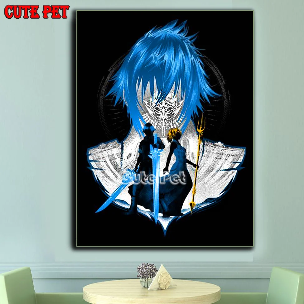 Японские мультфильмы Сделай Сам 5D алмазная живопись Классический Аниме персонаж