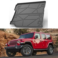 Styling Rear Trunk Liner Cargo Boot TPO Trunk Mat Floor Tray Mud Kick Carpet For Jeep Wrangler 2018-2021 Accessories