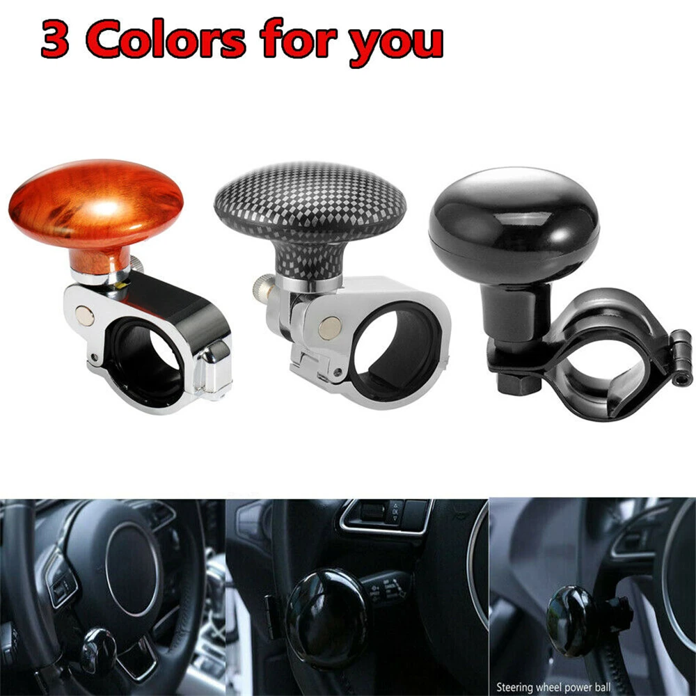 

Car Steering Wheel Booster Spinner Knob Power Handle Ball Anti Slip Steering Wheel Knob Turning Aid Car Accessories