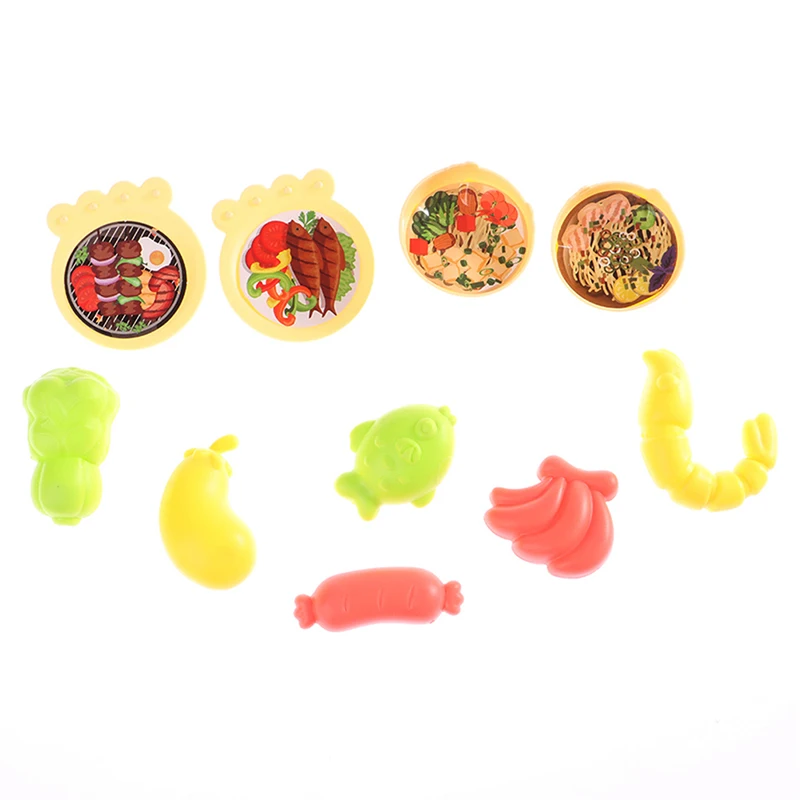 

8 шт./набор, миниатюрная Лапша для кукольного домика с овощами