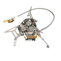 3500w camping stove windproof portable foldable strong fire lightweight burner cooking picnic gas cookware supplies