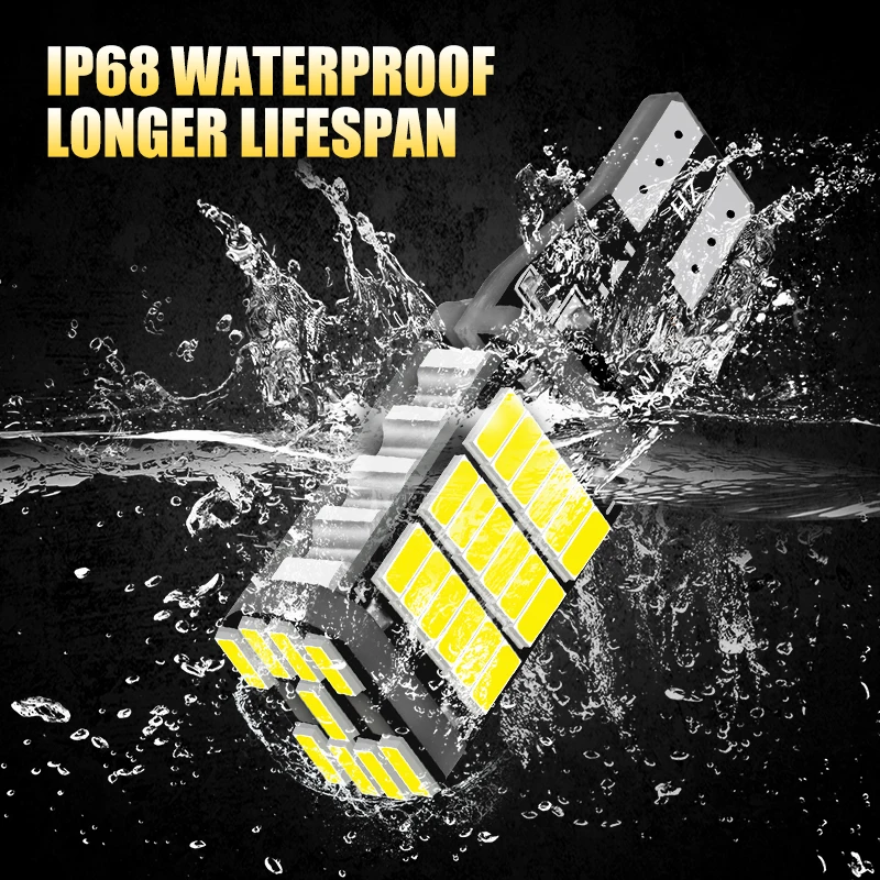 Автомобисветильник T15 W16W 2 шт. Canbus без ошибок 4014SMD аксессуары для салона