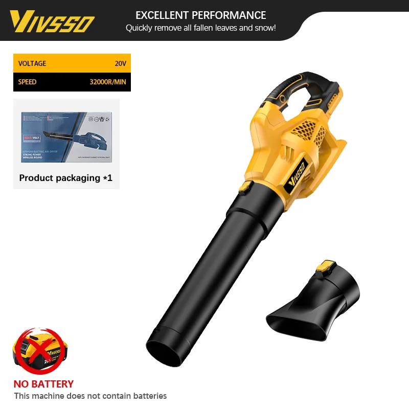 

VIVSSO Беспроводная воздуходувка 20В
