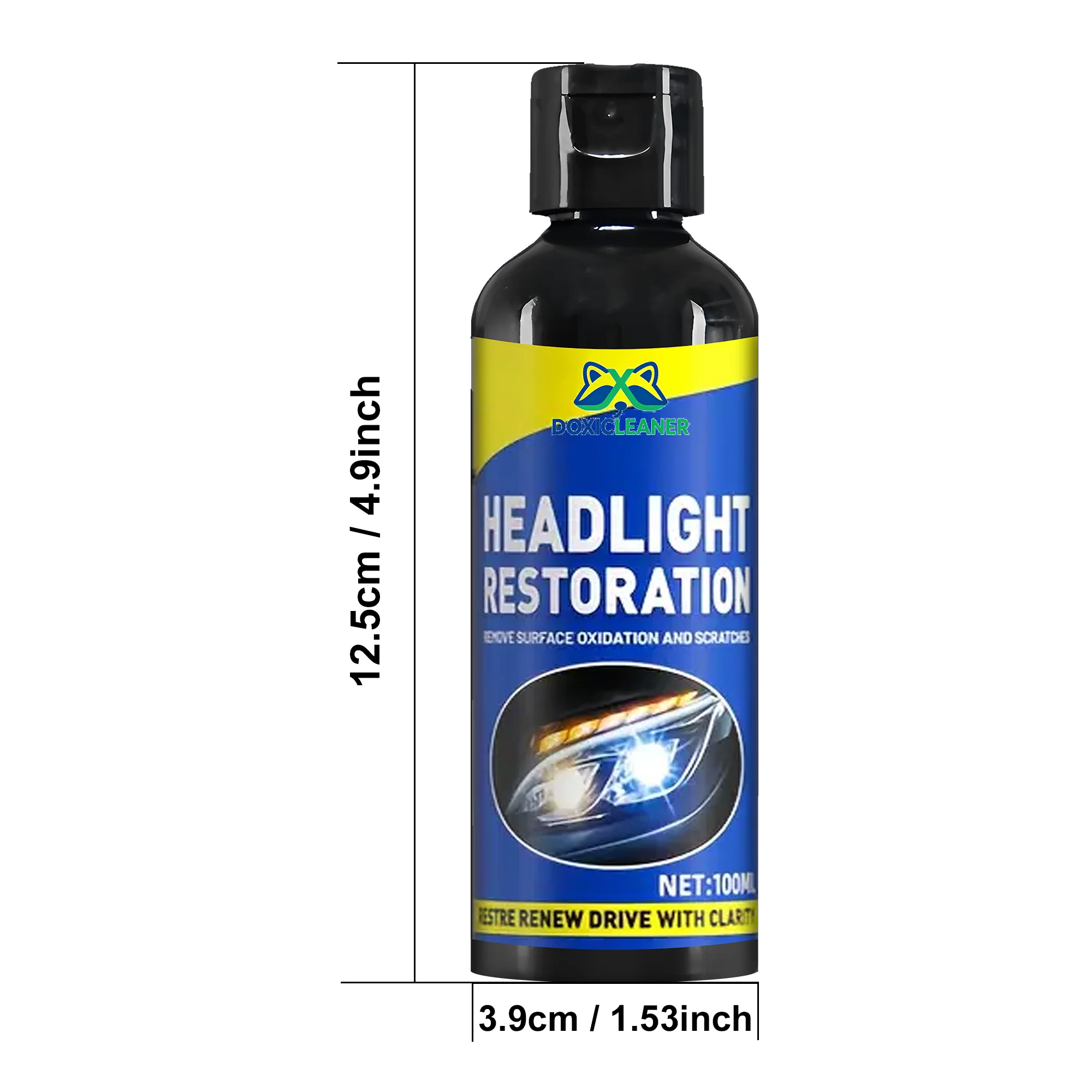 

Профессиональный Набор Для Восстановления Фар Автомобиля — Простое В Использовании Средство Для Ремонта Фар