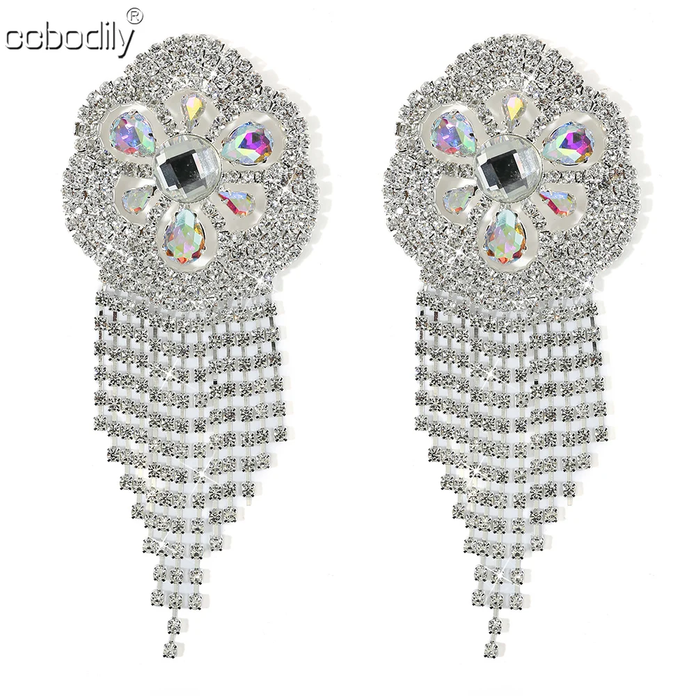 Fashion Women Metal Nipple Cover Sexy Rhinestone Tassel Nipple Pasties Reusable Breast Stickers Lift Up Intimates Accessories
