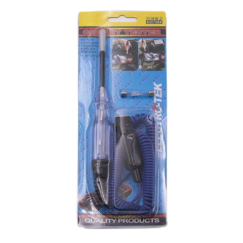 

Автомобильная пластиковая ручка 6-12-24в, Автомобильный Электрический тестер напряжения, ручка-детектор, Прямая поставка