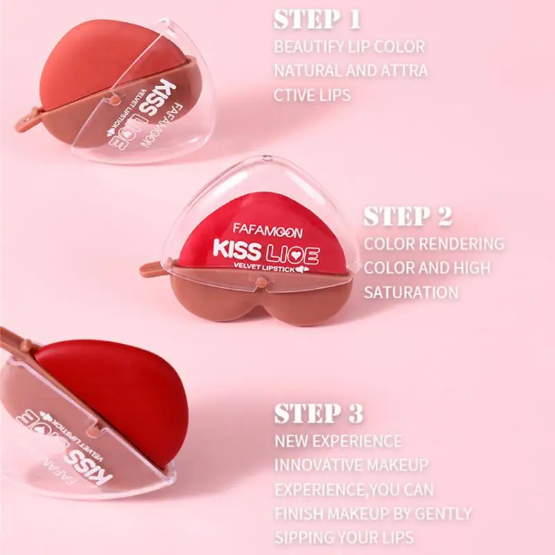 

Kiss Love Matte Lipstick Long Lasting Lip Gloss Waterproof Lip Tint Lip Glaze Lip Plumper Moisturizer Lip Oil Lip Stick Cosmetic