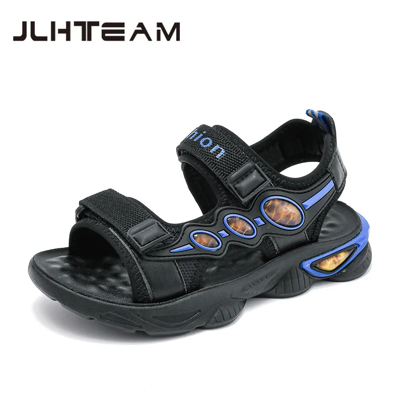 

Сандалии на мягкой подошве для мальчиков, модная пляжная обувь, плоская подошва, спортивные детские босоножки, A2121, лето 2022