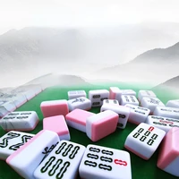 mini portable mahjong chess game decoration travel professional mahjong sacred geometry thematic damas tabuleiro sequence game