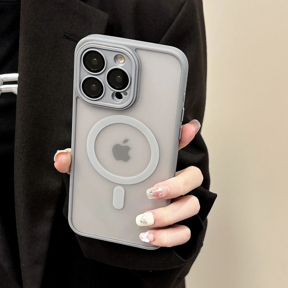 Чехол для телефона Magsafe iPhone 11 12 13 14 15 Pro Max Plus противоударный тонкий матовый