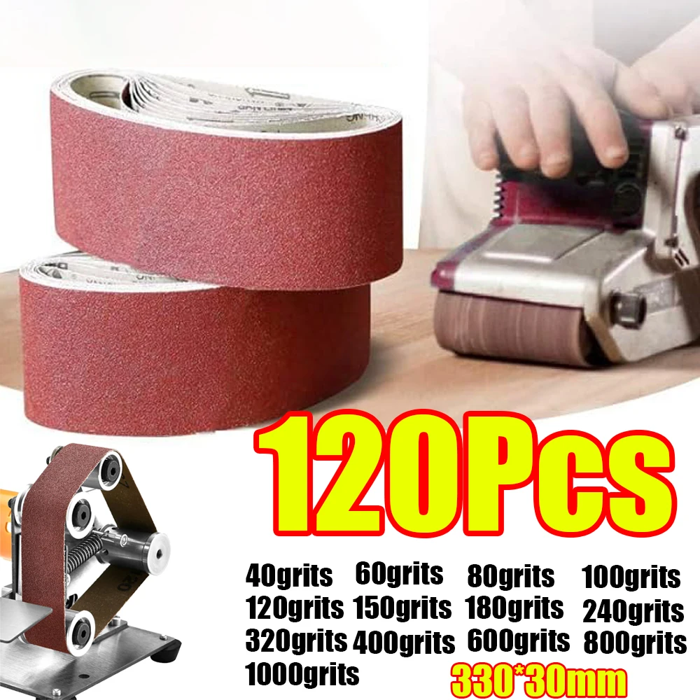 

Шлифовальные ленты 330x30 мм для дерева и металла 40-1000 Grit