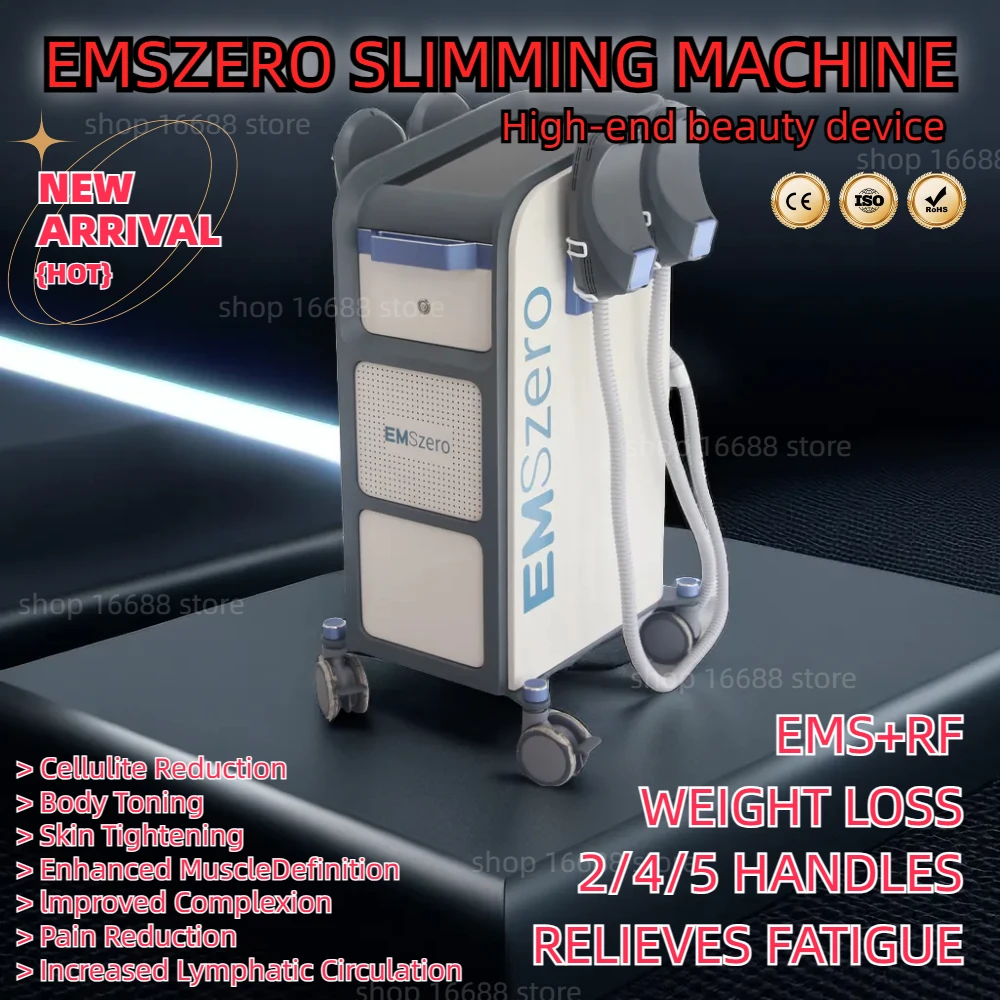 

11.11 EMSzero Neo Weight Loss RF 200HZ 6500W slimming 2/4/5 Handles DLSEMSlim Machine 2023 New Body Sculpting Gain Muscle Salon