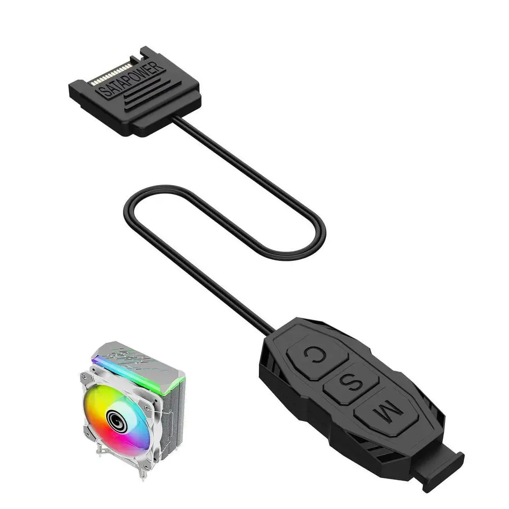 RGB-кабель управления ler для ПК 5 В 12 красный-зеленый-синий ЦП чехол прохладный