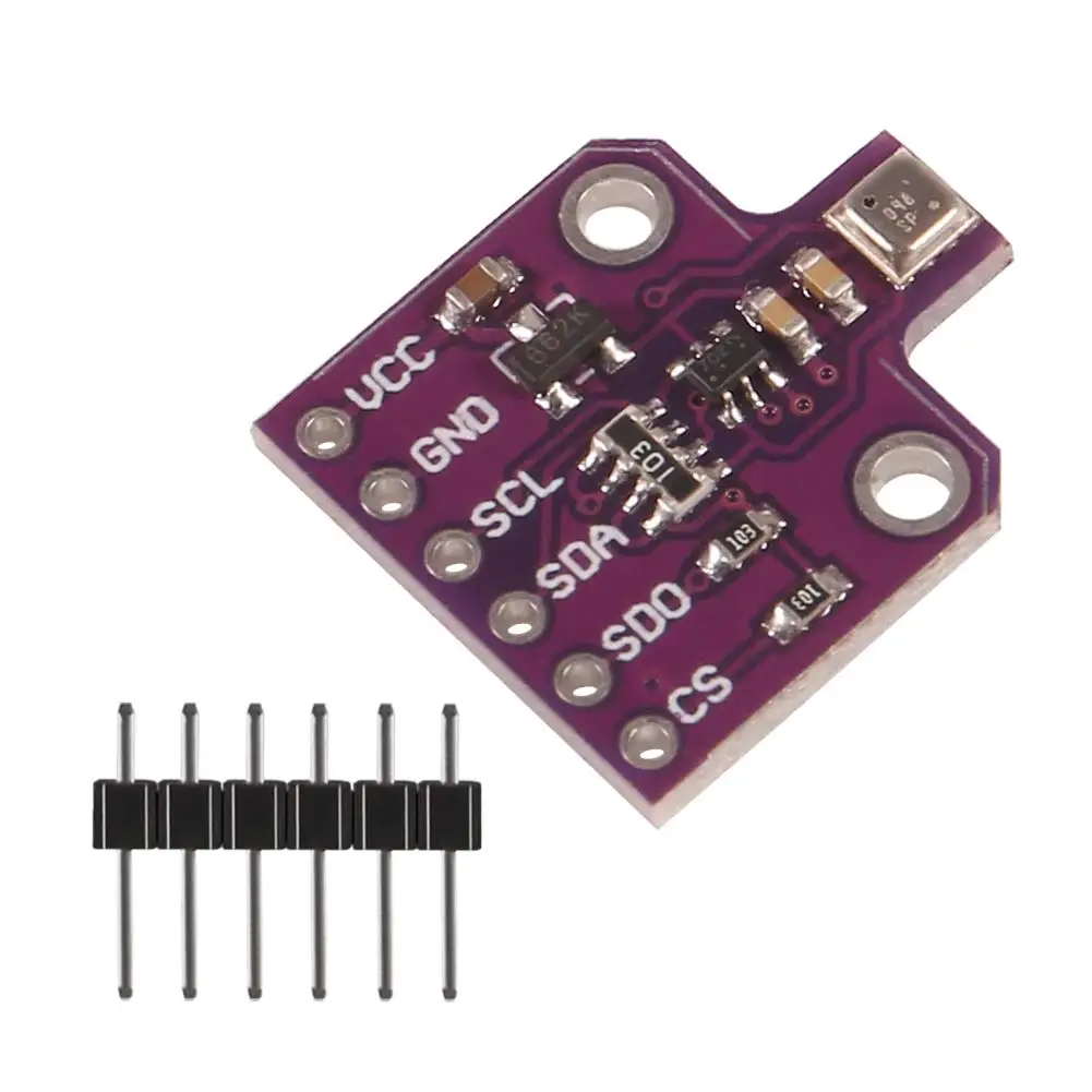 BME680 Digital Temperature Humidity Pressure Sensor Breakout Board Compatible for Arduino Raspberry Pi ESP8266 3~5VDC BME680