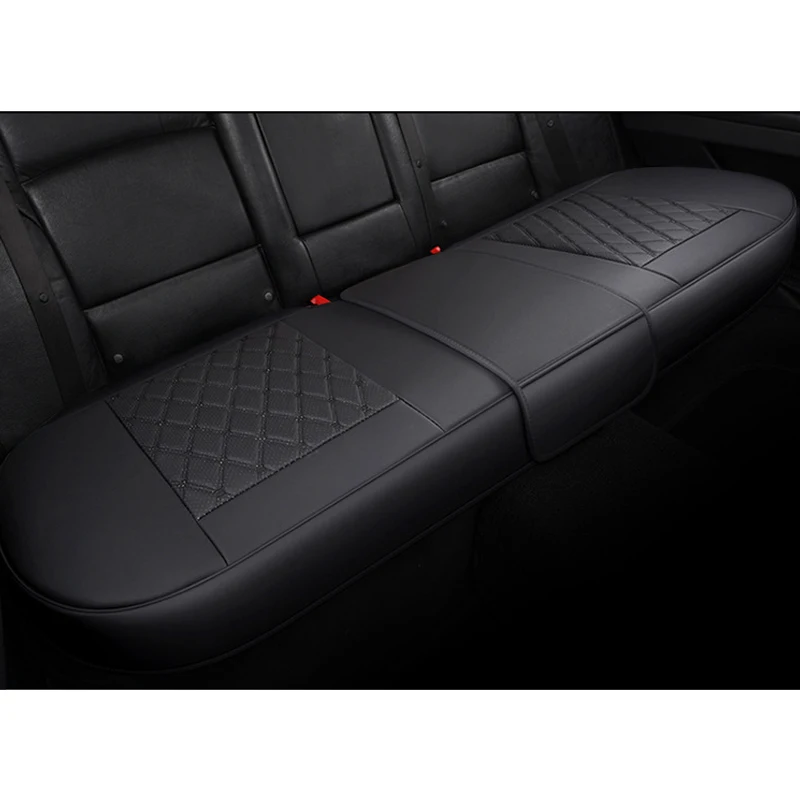 

Передняя и задняя подушка для автомобильного сиденья из искусственной кожи, нескользящие автомобильные аксессуары, универсальный защитный коврик для сиденья, четырехсезонный чехол для сиденья
