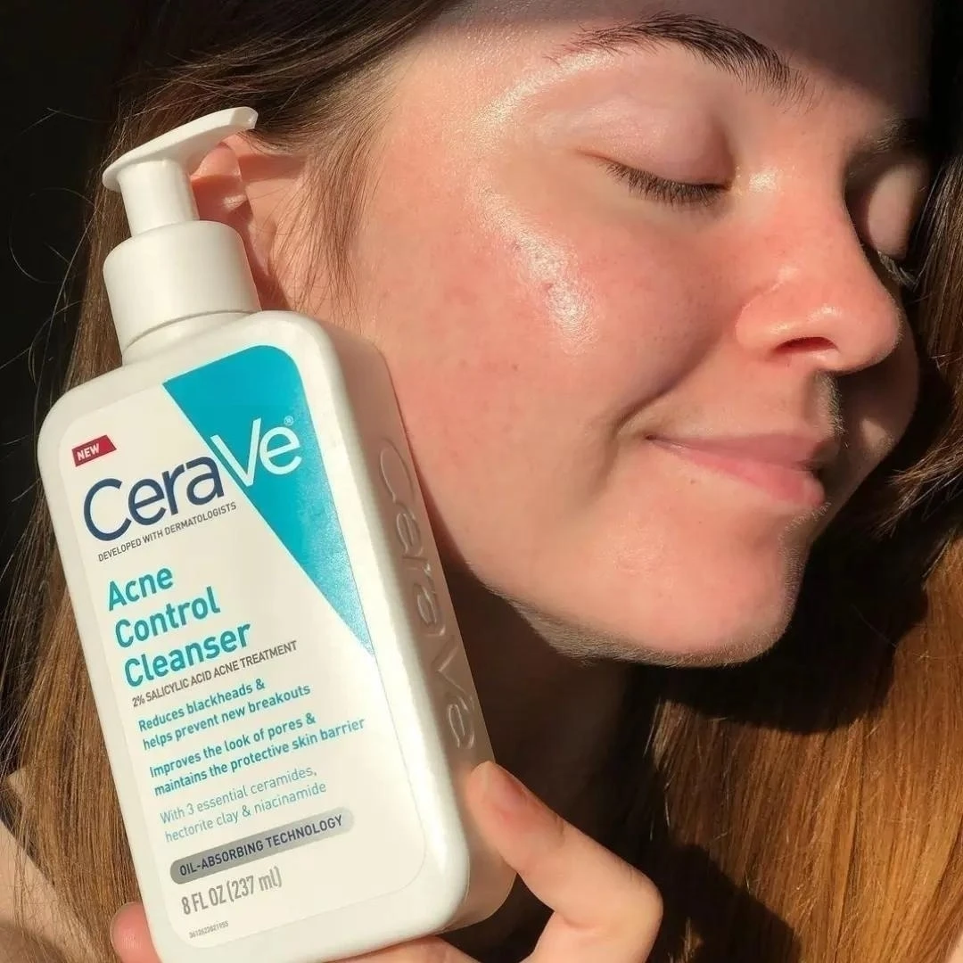 

CeraVe Acne Control Cleanser 237ml Acne Treatment With 2% Salicylic Acid Face Wash Blackhead Remover Clogged Pore For Oily Skin