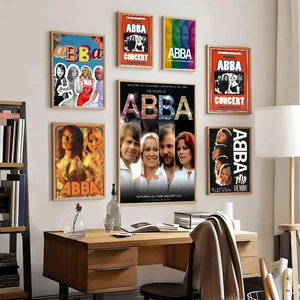 Шведский поп-музыкальный оркестр Abba самоклеящиеся художественные классические