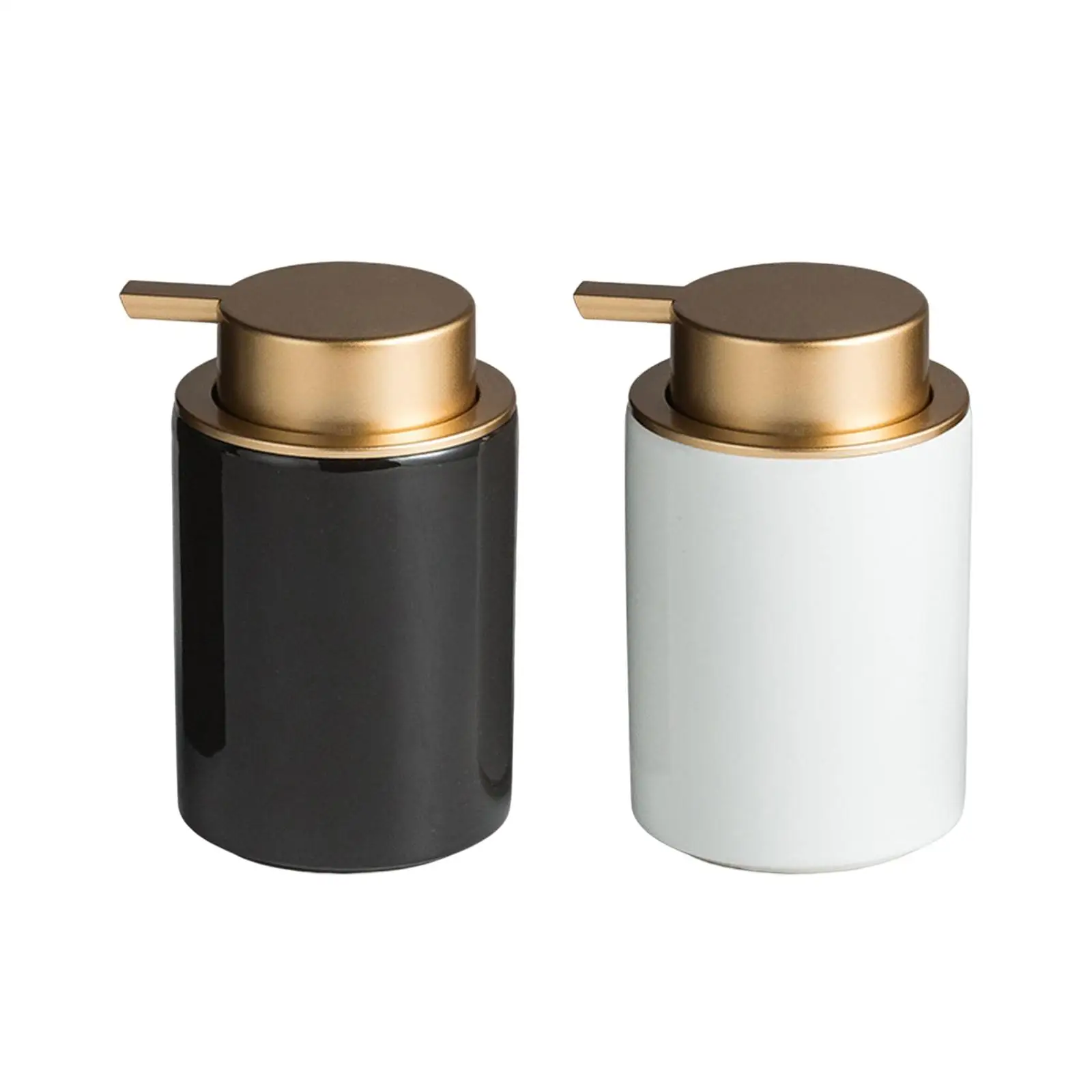 

fashionsho Manual Pump Bottle Pump Dispenser Refillable 350ml Soap Dispenser for