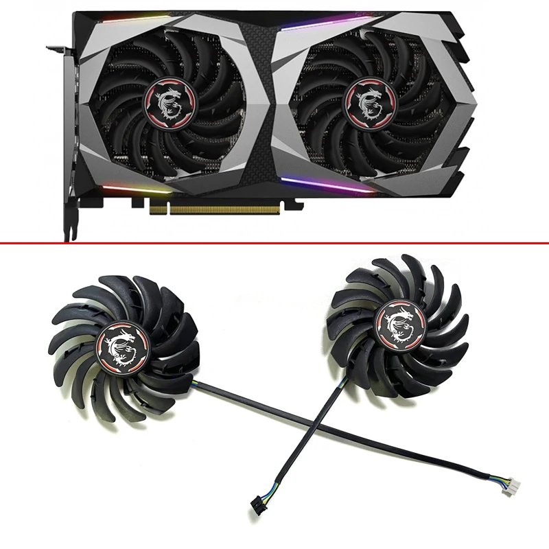 

Новый вентилятор охлаждения для графической карты MSI GeForce RTX 2060 Super GAMING X, 85 мм, 4 контакта, RTX 2060