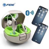 new style smart hearing aids rechargeable mini bte hearing aid intelligent app control adjustable sound amplifier for deaf elder