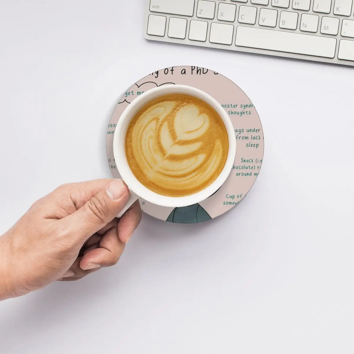 Анатомия студенческих керамических подставок PhD принадлежности для кухонного