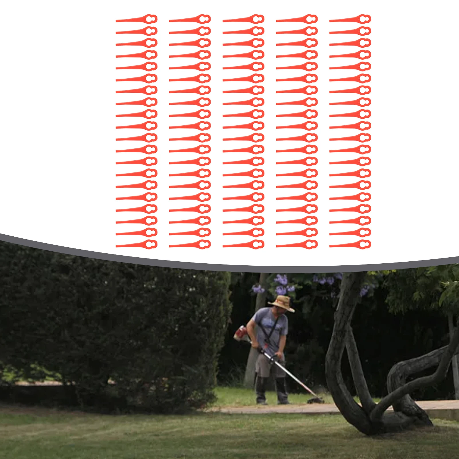 Пластиковые лезвия для триммера травы Ferrex &amp Aldi FAR 20-1 97699 2002706 Аксессуары