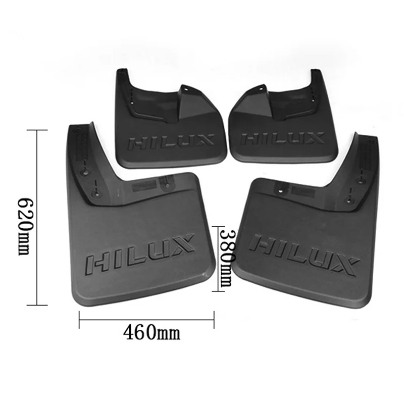 Автомобильные брызговики расширители для Toyota Hilux REVO 4WD 2015-2019