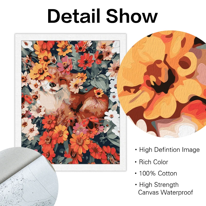 Набор для рисования по номерам на холсте 60 х60 см - купить выгодной цене |