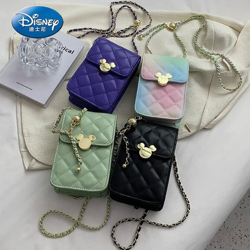 

Disney co-branded Cartoon Mickey Ladies Phone Bag Mini Bag Fashion Trend Ladies One Shoulder Messenger Bag High Quality Handbag
