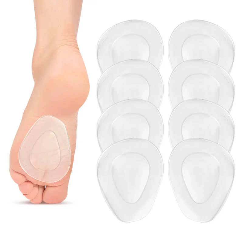

Metatarsal Insoles for Women High Heel Silicone Forefoot Anti-slip Pads Shock Absorption Massage Foot Soles Gel Inserts Cushion