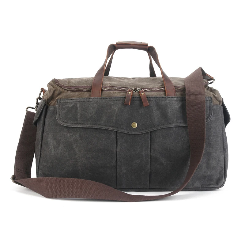Nordic retro men's travel bag waterproof large capacity fitness bag outdoor travel Single Shoulder Messenger Bag Handbag