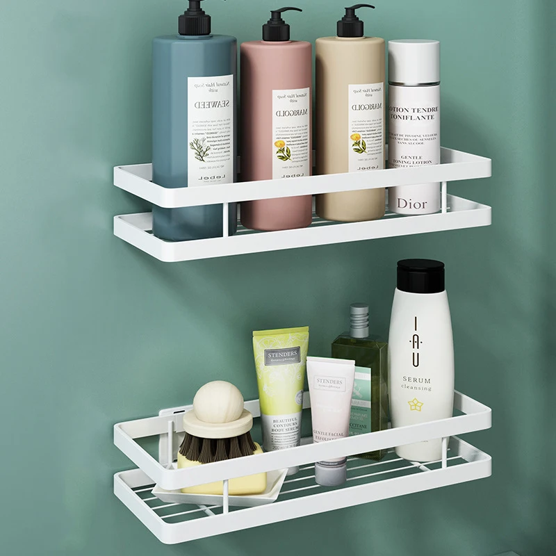 Настенный угловой держатель для душа и шампуня | Строительство ремонт