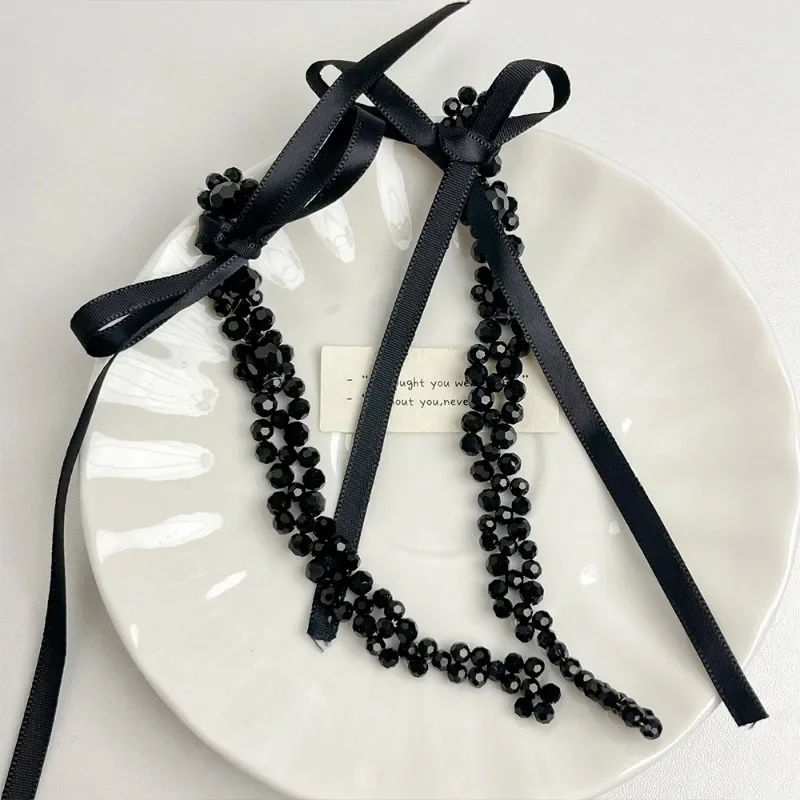 Женские серьги-ленты ручной работы Draweye корейские модные украшения с кисточками