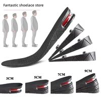 3 9cm invisible height increase insoles breathable orthopedic height lift elevator insoles absorbant foot pads adjustable cut