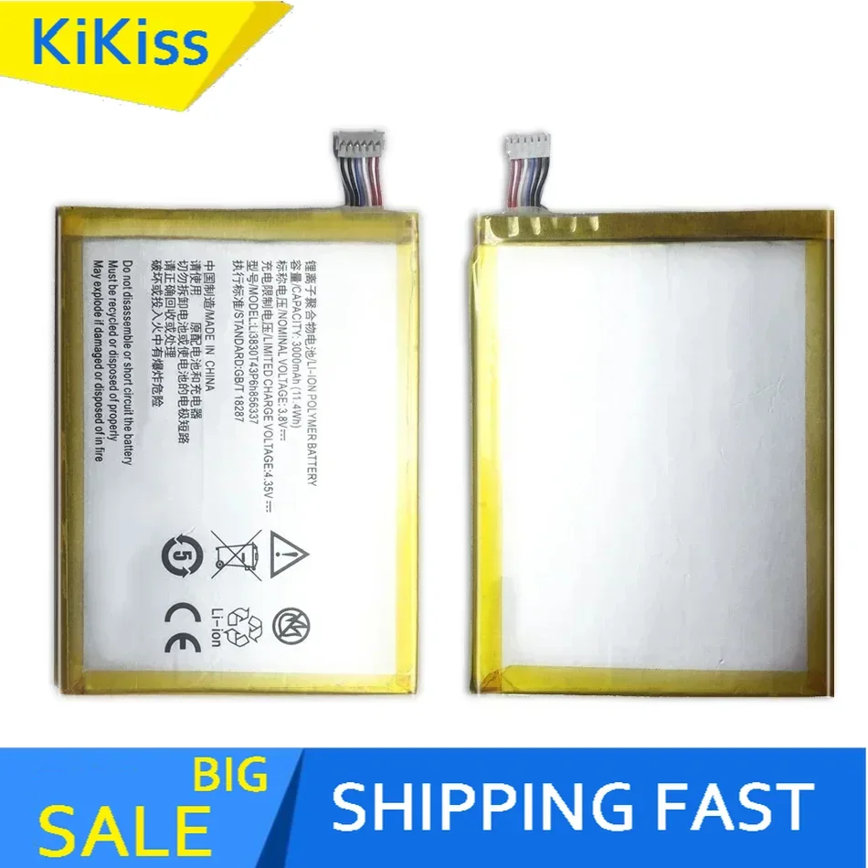 Ли3830т43п6х 856337 Аккумулятор для ZTE Blade X9 G719C N939st Qingyang 3/S6 Lux Q7/-C V5 Pro V5pro N939SC N939SD 3000 мАч