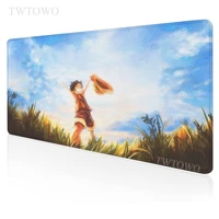 anime one piece mousepad custom new home computer mousepads mouse mat gamer carpet laptop natural rubber mice pad