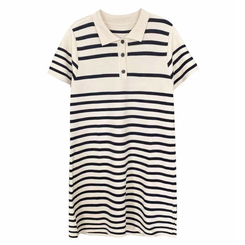 J78E женское мягкое Непринужденное платье с коротким рукавом до колена